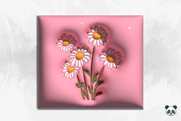 3D Inflated Flower Tumbler Wrap Bundle: A Versatile Design for Your Creative Projects