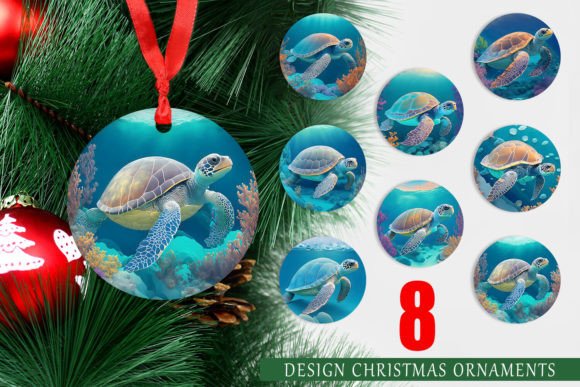 Christmas Ornament 3D Sea Turtle: A Unique Decorative Touch