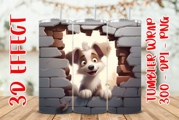 Discover the Versatility of 3D Dog Flower Tumbler 1 and Its Tumbler Wrap PNG File