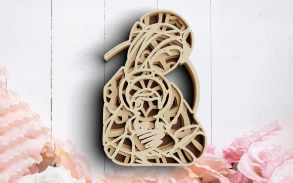 Discover the Versatility of 3D Infant Jesus and Mary SVG DXF 4 Layers