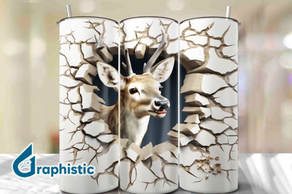 Enhance Your Projects with Reindeer 3D Smash Wall Art