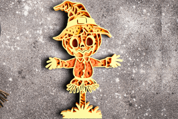 Exploring the 3D Layered Halloween Straw Man SVG for Your Projects