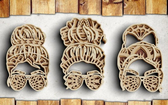 Exploring the 3D Messy Bun SVG DXF Mom Life SVG: A Comprehensive Design Bundle