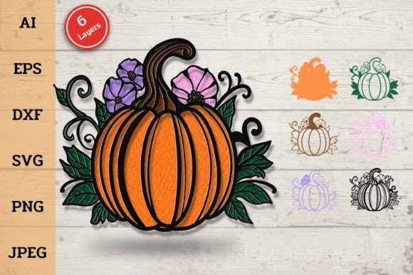 Get Creative with 3D Layered Halloween Pumpkin Designs