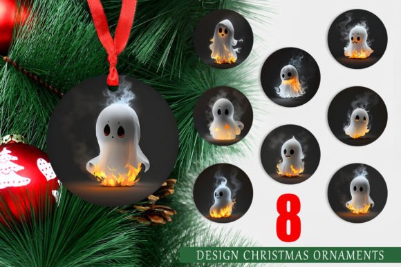 Strategic Use of Christmas Ornament 3D Ghost Burning for Creative and Engaging Decorations