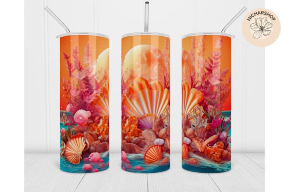 Understanding 20oz 3D Sea Beach Summer Tumbler Wrap: A Guide to Digital Downloads for Sublimation and Graphic Design